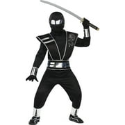 Fun World Silver Mirror Ninja Girl's Halloween Fancy-Dress Costume for Child, L (12-14)